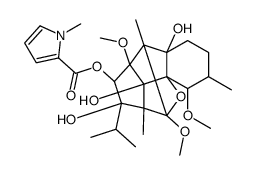 N,4-O,10-O,15-O-tetramethylryanodine结构式