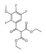 (E)-ethyl 3-ethoxy-2-(2,4,5-trifluoro-3-methoxybenzoyl)acrylate结构式