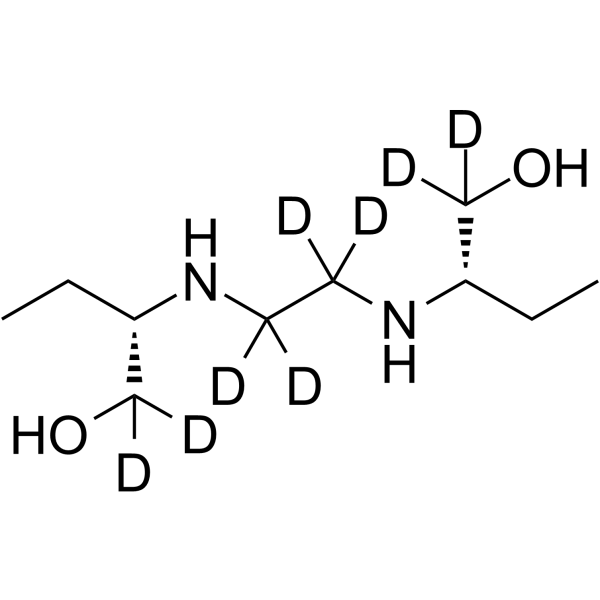 乙胺丁醇-D8结构式
