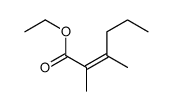 ethyl 2,3-dimethylhex-2-enoate结构式