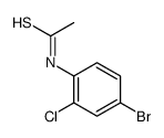 N-(4-bromo-2-chlorophenyl)ethanethioamide Structure