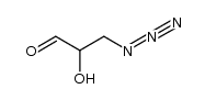 (RS)-3-azido-2-hydroxypropanal Structure