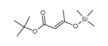 t-Butyl acetoacetate trimethylsilyl enol ether Structure