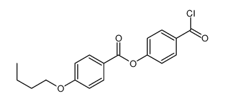 (4-carbonochloridoylphenyl) 4-butoxybenzoate Structure