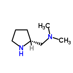 (R)-2-(二甲氨基甲基)吡咯烷盐酸盐结构式