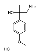 1-AMINO-2-(4-METHOXY-PHENYL)-PROPAN-2-OL HCL结构式