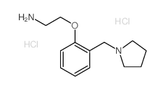 {2-[2-(Pyrrolidin-1-ylmethyl)phenoxy]ethyl}amine dihydrochloride Structure