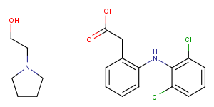 双氯芬酸依泊胺结构式
