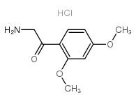 2-(2,4-二甲氧基苯基)-2-氧代乙基氯化铵结构式