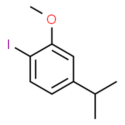 1-碘-4-异丙基-2-甲氧基苯结构式