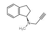 (R)-2,3-二氢-n-甲基-n-2-丙炔-1H-茚-1-胺结构式