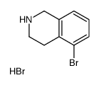 5-溴-1,2,3,4-四氢异喹啉氢溴酸结构式