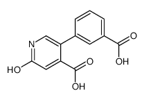 5-(3-carboxyphenyl)-2-oxo-1H-pyridine-4-carboxylic acid Structure