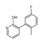 3-(5-fluoro-2-methylphenyl)-1H-pyridin-2-one结构式