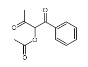 1,3-dioxo-1-phenylbutan-2-yl acetate Structure