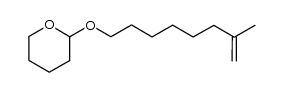 7-methyl-1-(tetrahydropyran-2-yloxy)oct-7-ene结构式