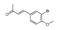 (3E)-4-(3-Bromo-4-Methoxyphenyl)but-3-en-2-one结构式