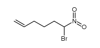 1-bromo-1-nitrohex-5-ene结构式