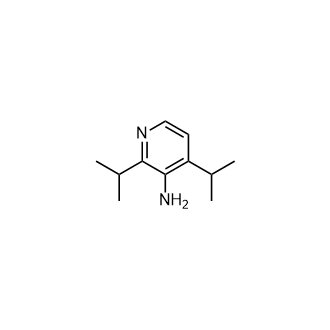 2,4-二异丙基吡啶-3-胺结构式
