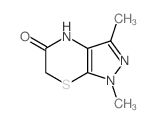 7,9-dimethyl-2-thia-5,8,9-triazabicyclo[4.3.0]nona-7,10-dien-4-one Structure