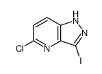 5-氯-3-碘-2H-吡唑并[4,3-b]吡啶结构式
