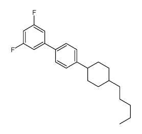 1,3-difluoro-5-[4-(4-pentylcyclohexyl)phenyl]benzene Structure