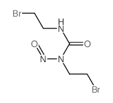 Urea, N,N-bis (2-bromoethyl)-N-nitroso- Structure