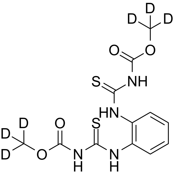 Thiophanate-methyl-d6 Structure
