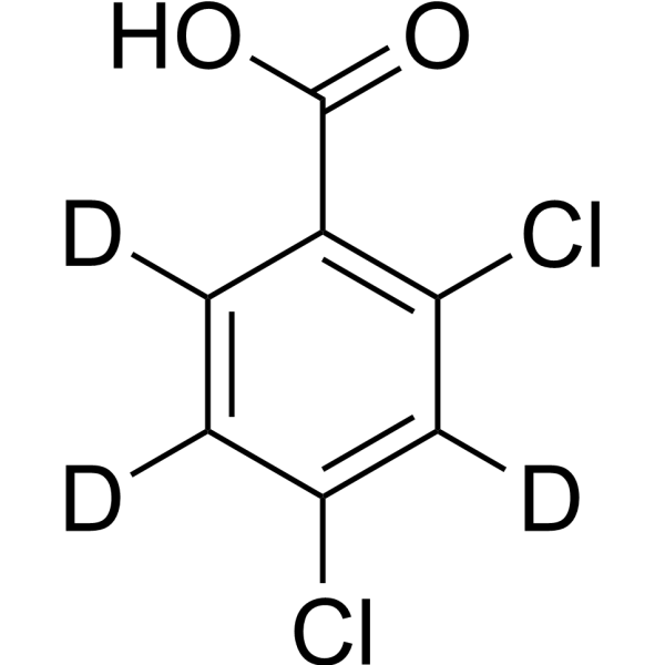 2,4-Dichlorobenzoic acid-d3 Structure