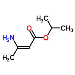 Isopropyl 3-aminobut-2-enoate structure