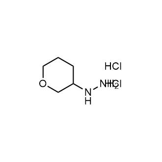 四氢吡喃-3-基肼二盐酸盐结构式