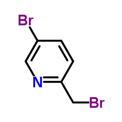 5-溴-2-(溴甲基)吡啶结构式