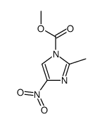 1H-Imidazole-1-carboxylic acid,2-methyl-4-nitro-,methyl ester Structure