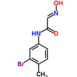 N-(3-bromo-4-methylphenyl)-2-hydroxyiminoacetamide结构式