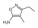 3-ethyl-4-methyl-1,2-oxazol-5-amine Structure