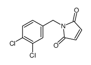 1-[(3,4-dichlorophenyl)methyl]pyrrole-2,5-dione结构式