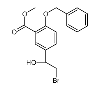 Methyl 2-(benzyloxy)-5-[(1R)-2-bromo-1-hydroxyethyl]benzoate Structure