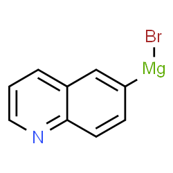 Bromo(6-quinolinyl)magnesium结构式