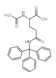 N2-乙酰基-N-(三苯基甲基)-L-谷氨酰胺结构式