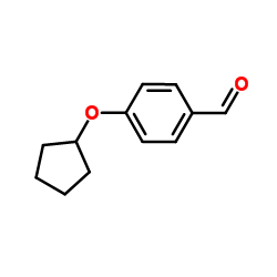 4-(环戊氧基)苯甲醛结构式