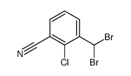 2-Chloro-3-(dibromomethyl)benzonitrile Structure