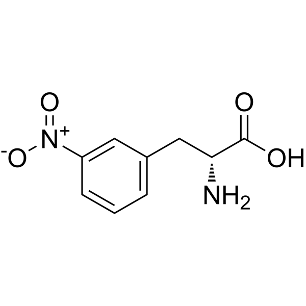 3-Nitro-D-phenylalanine Structure