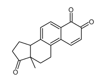 (13S,14S)-13-methyl-12,14,15,16-tetrahydro-11H-cyclopenta[a]phenanthrene-3,4,17-trione结构式