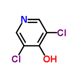3,5-二氯-4-羟基吡啶结构式
