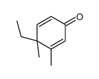 4-Ethyl-3,4-dimethyl-2,5-cyclohexadien-1-one Structure