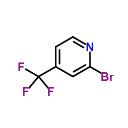 2-溴-4-(三氟甲基)吡啶结构式