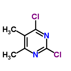 2,4-二氯-5,6-二甲基嘧啶结构式