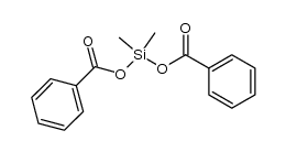 bis-benzoyloxy-dimethyl-silane Structure