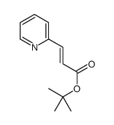 (E)-3-(吡啶-2-基)丙烯酸叔丁酯结构式