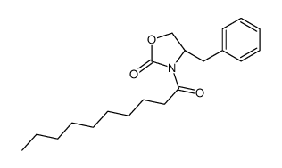 (4S)-4-benzyl-3-decanoyl-1,3-oxazolidin-2-one结构式